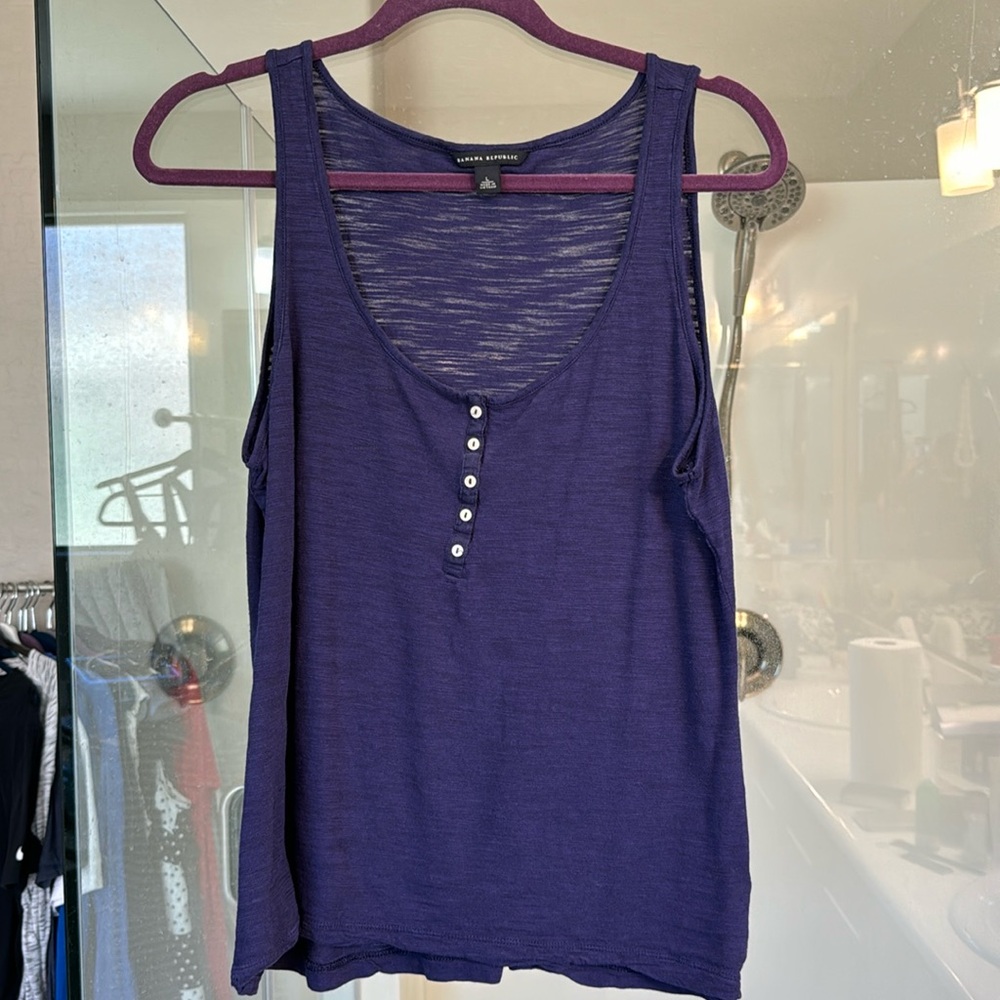 Banana Republic blue tank